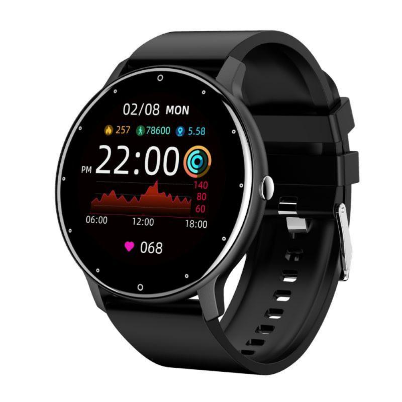 Waterproof Bluetooth Full Touch Screen Heart Rate BP Sport Fitness Watch