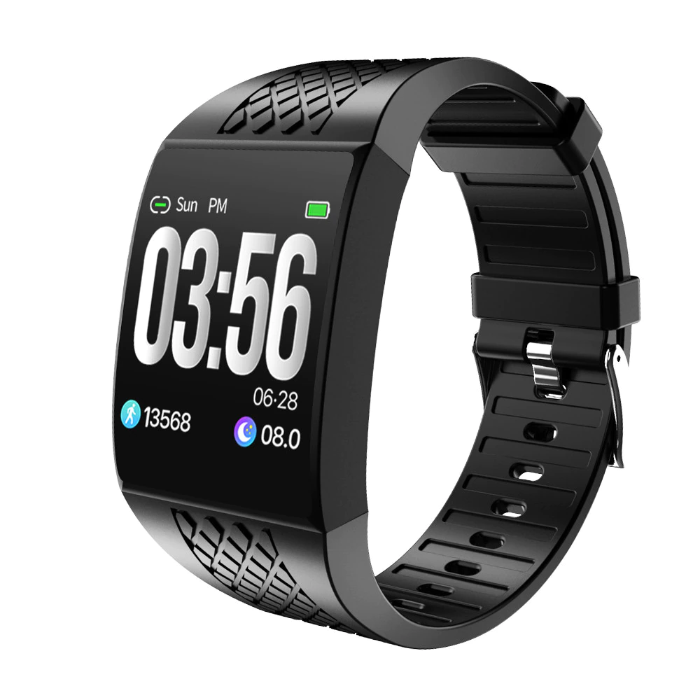 Large Curved Screen Health and Fitness Tracker  Sports Music Smartwatch