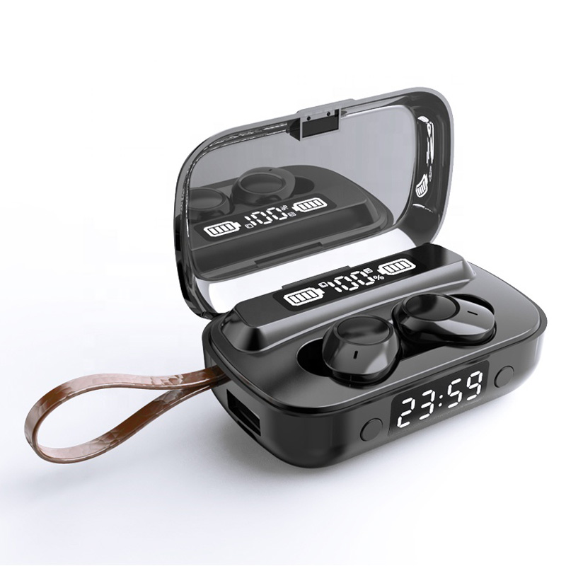 LED Display Waterproof Wireless Earbuds With Noise Cancellation