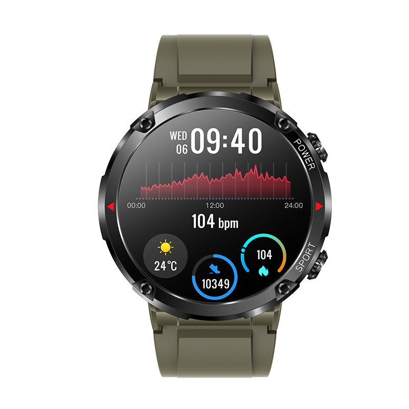 Military Standard Bluetooth Activity Fitness Tracker Smartwatch
