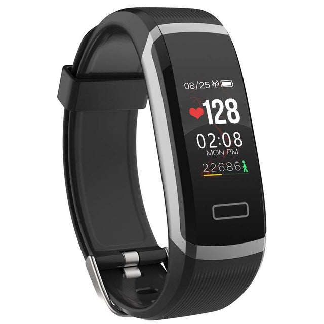 SmartWare Core Waterproof Sports Smart Fitness Tracker Watch with Heart Rate & Blood Pressure