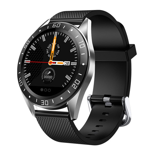 Business Casual Heart Rate Sleep and Weather Monitoring Smart Watch