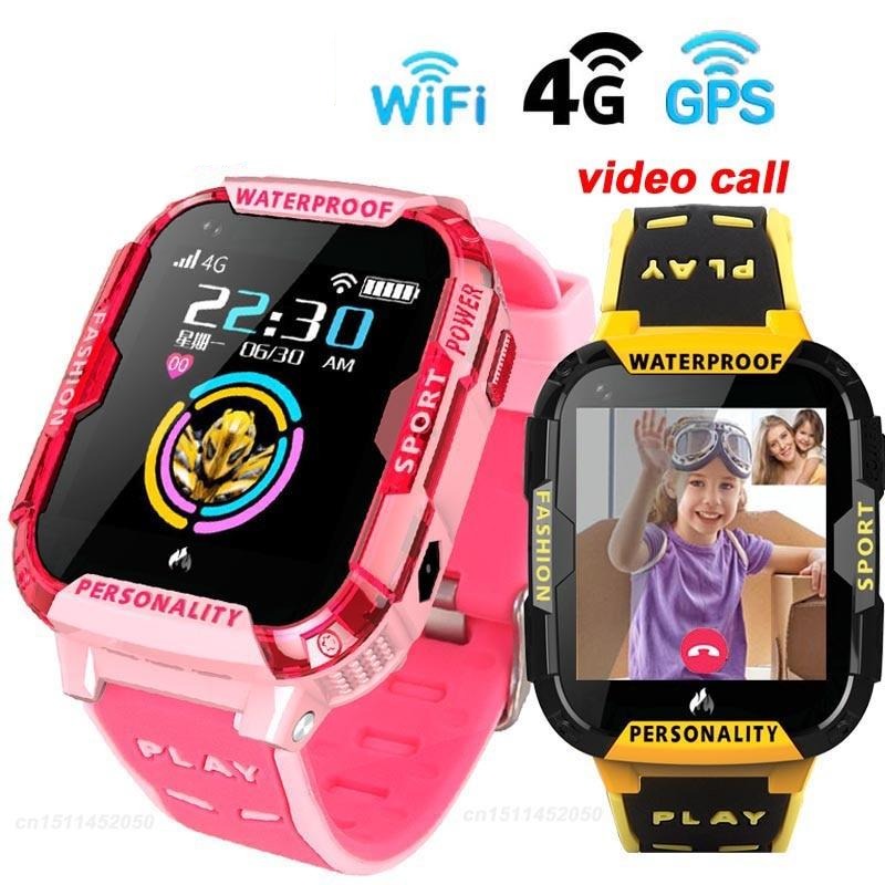 GPS Wifi SOS 4G Smart Watch Kids IP67