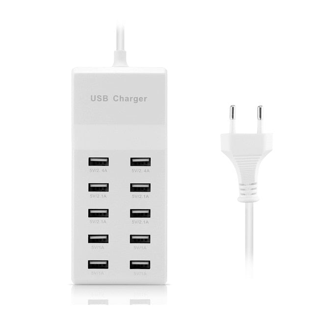 Copy of 10 USB Charger Station Splitter 60W