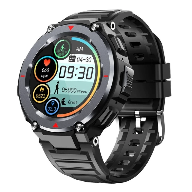 Multi Mode Sports Outdoor Music Play Heart Rate Monitoring Smartwatch