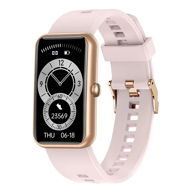 Fashionable Smartwatch with Heart Rate Monitor Apple/Honor/Xiaomi Compatible