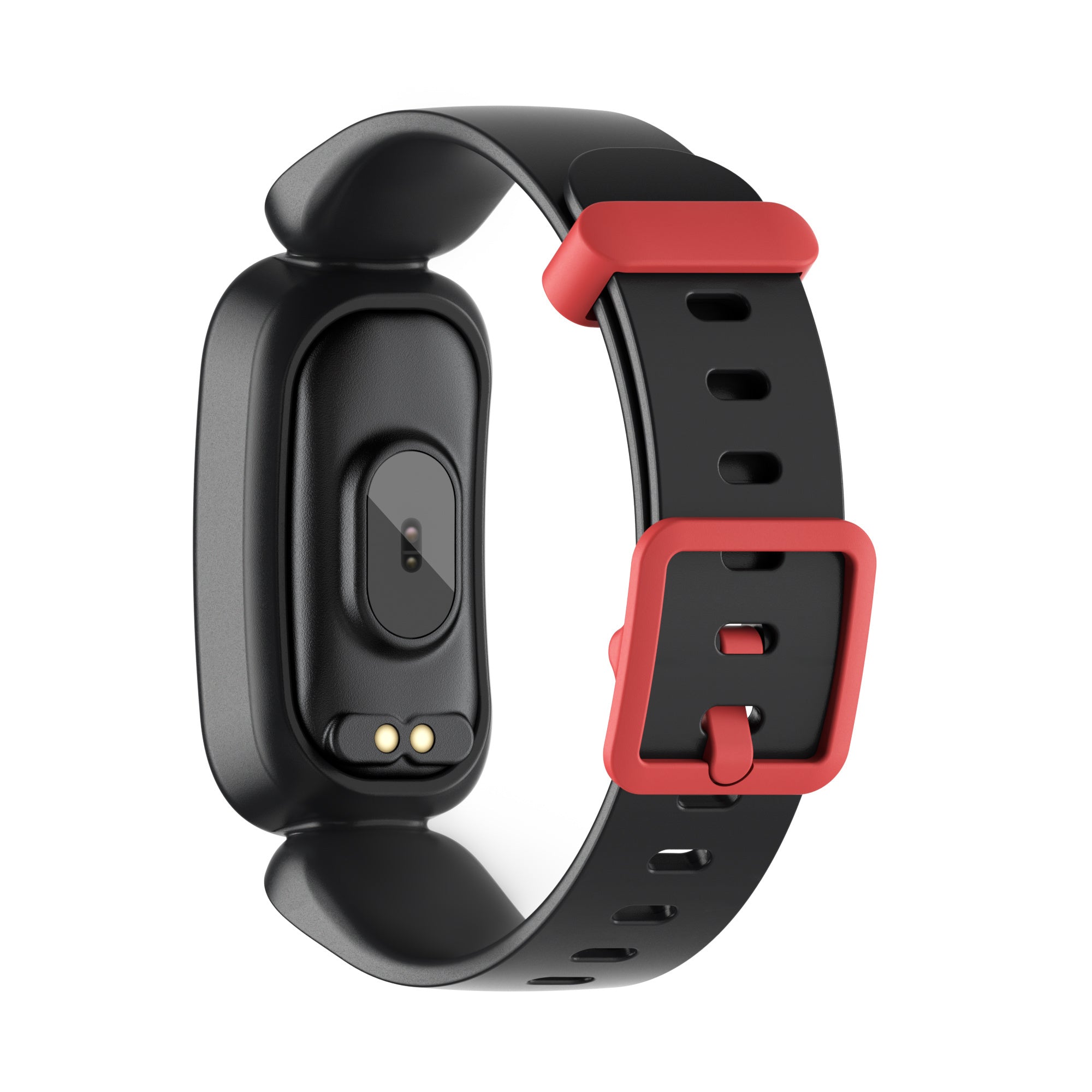Waterproof fitness bracelet with activity tracking and GPS functions - Red