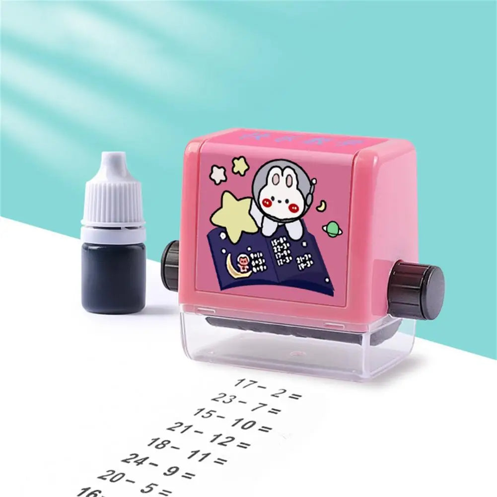 Teaching Reusable Math Practice Roller Stamp For Kids