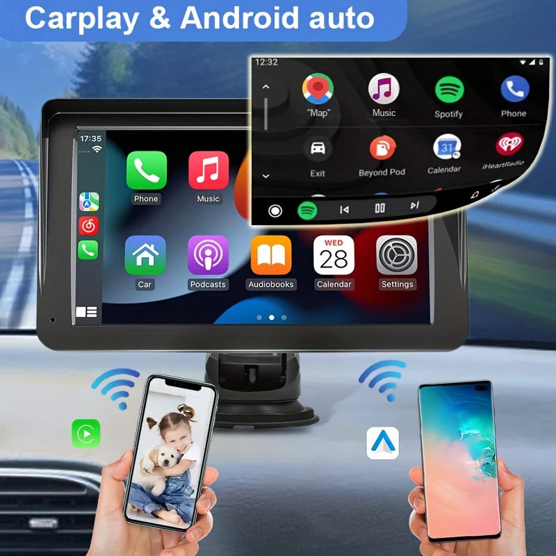 7-Inch Multimedia Android Car Screen With Rear Camera