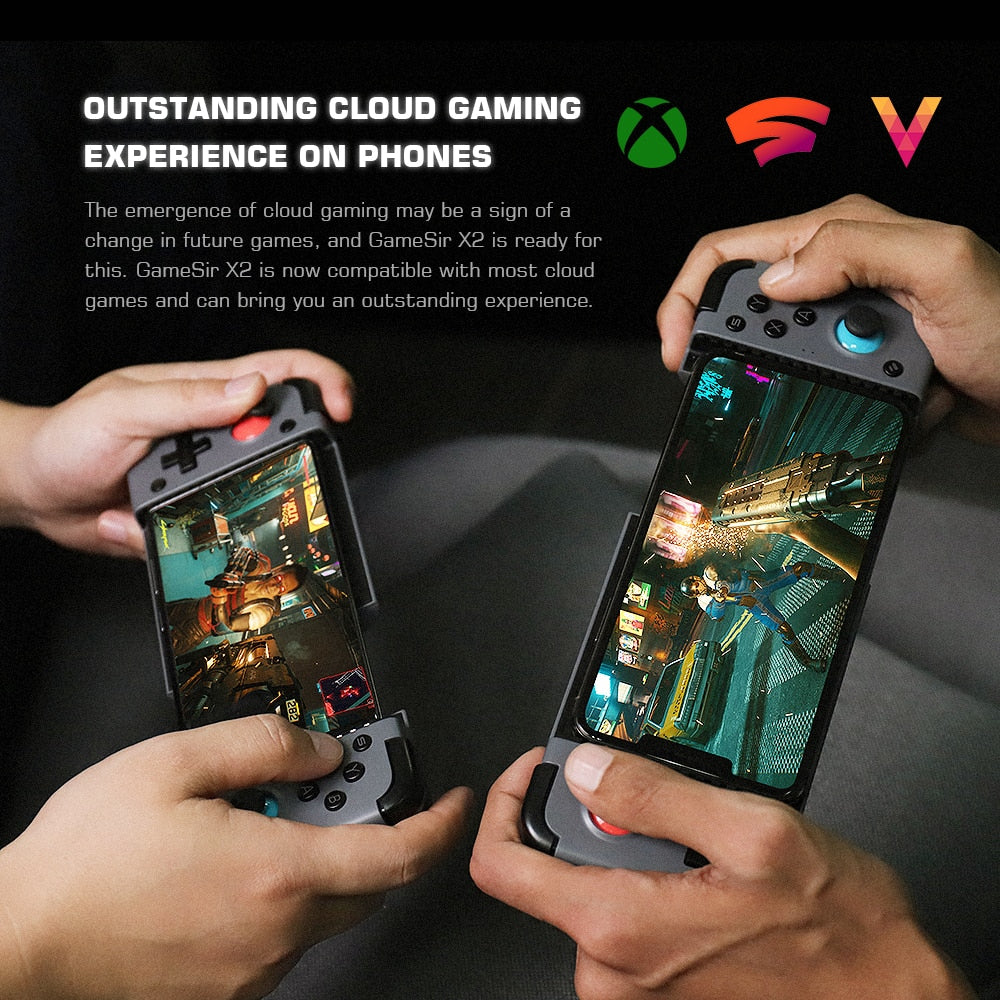 Gamesir X2 Mobile Phone Gaming Controller Game Joystick For iPhone X 11 12  13 14