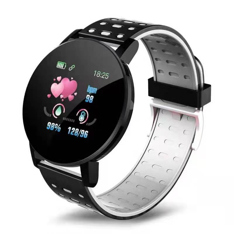 Heart Rate Sleep Monitoring Sports Fitness Tracker Smartwatch 119 Plus