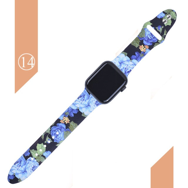 Printed Silicone Bands for Apple Watch