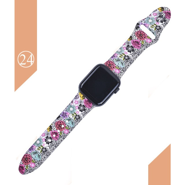 Printed Silicone Bands for Apple Watch