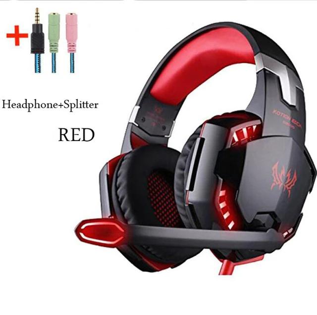 Big Gaming Headsets with Mic for PC Gamer Laptop PS4 X-BOX