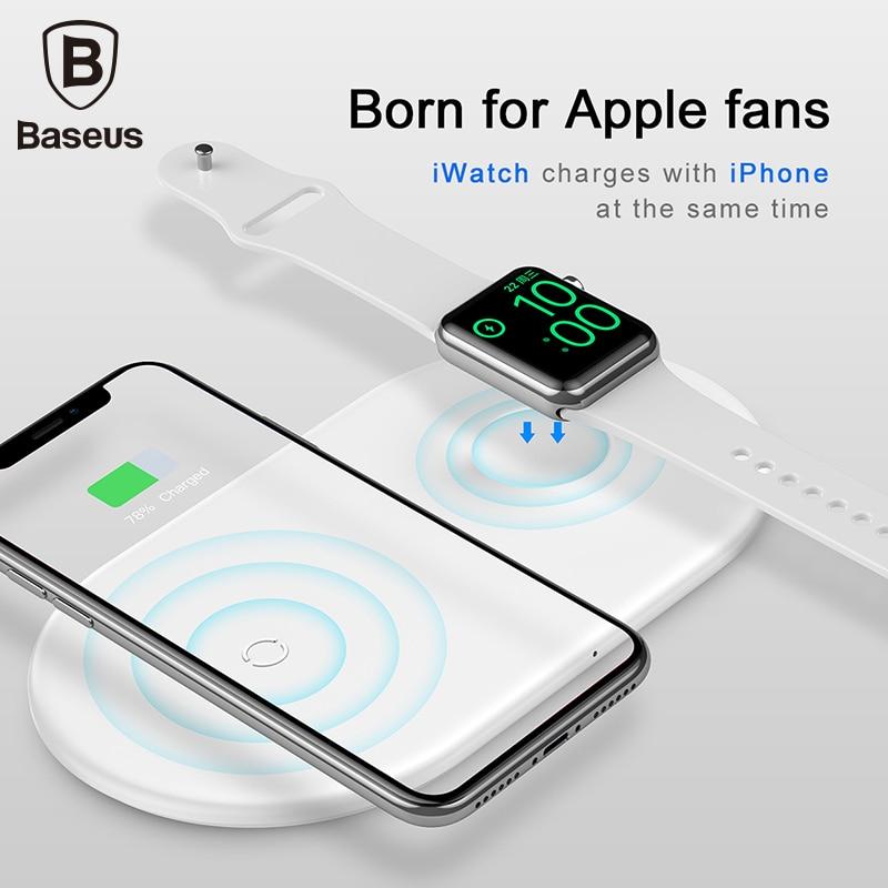 Baseus 2 in 1 Qi Wireless Charger